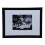 Procastinating Picnic Artwork Black Wood Frame 84 X 64cm ( Location A7 -335)