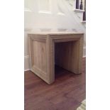 Portrait Side Table Sandshore Natural Oak 60 x 60 x 60cm RRP £ 1530