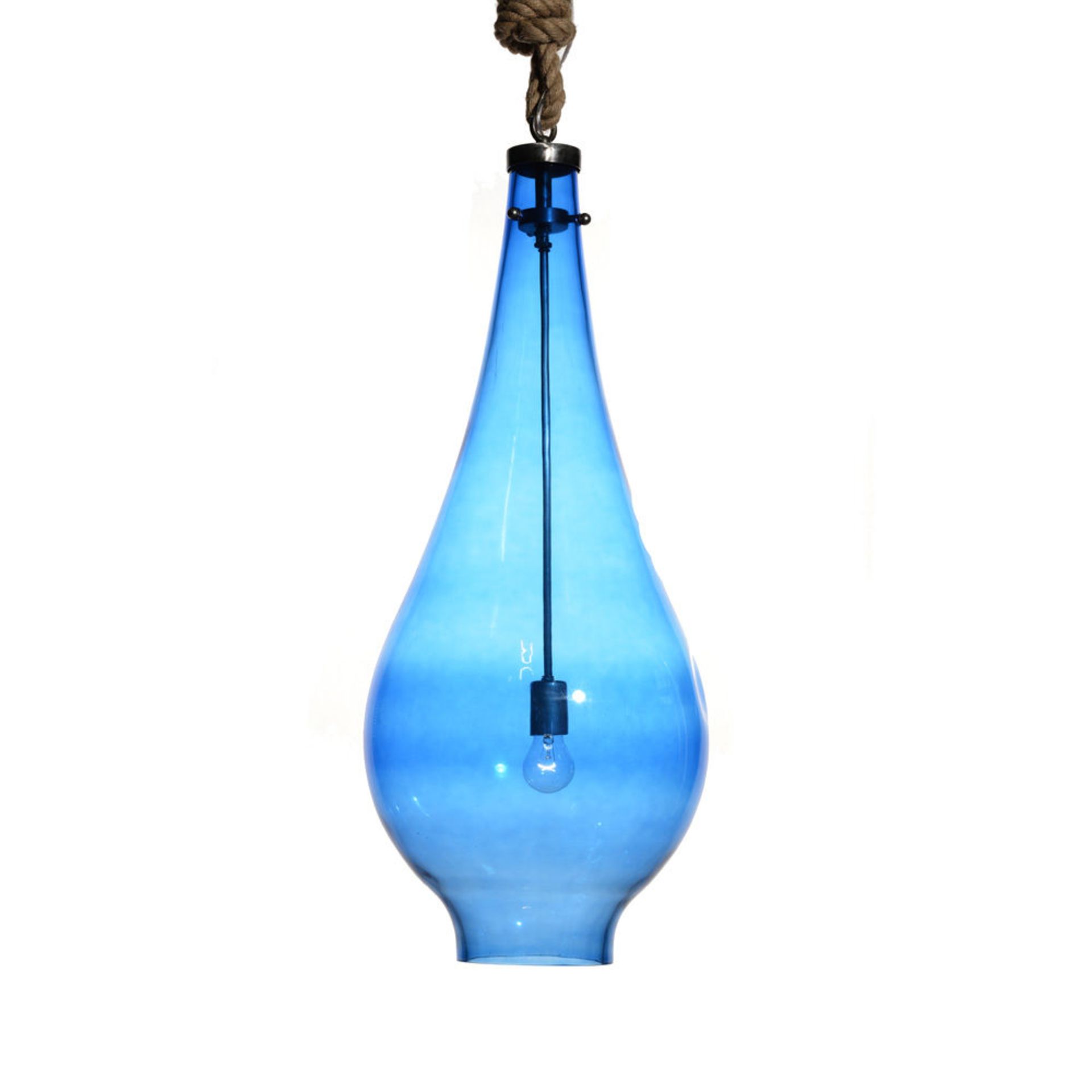 Phylum Pendant 90cm Blue (UK ) 40 x 40 x 95cm RRP £1260 ( Location A7 -401)