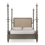 Waverly Bed UK King ( Mattress Not Supplied) Sleek And Sophisticated, This Elegant Four-Post King