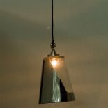 Kelly Hoppen Bessie Pendant Lamp Stainless Steel 25 X 25 X 41cm MSRP £560