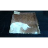 Cowhide Leather Cushion 100% Natural Hide Handmade Cover (Style PR429 x1) 35cm RRP £120