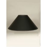 Coolie Shade Hemp Charcoal 75 5 x 75 5 x 26cmThe Rounded Shape And Opal Interiors OfThese Coolie (