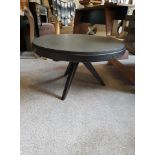 Cosmopolitan Coffee Table Black Polished Glazed Top With Oak The Geometric Symmetry And