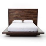 Devon UK King Size Bed (Mattress Not Supplied) An Infinitely Simple Platform Bed Graced With A