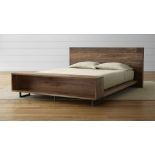 Atwood Bed UK King (Mattress Not Supplied) Atwood's Eclectic Nature Mixes Reclaimed Peroba Wood From