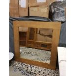 Marbello Square Mirror RusticWoodThis Lovely Mirror Is Framed By Hand In Substantial And Beautiful