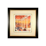 Original Artwork Paris Penthouse By Fanch Ledan Signed Limited Edition 118/395  Mounted And Framed