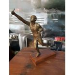 Bronzed Resin Sport Man RS-06 Objets d'Art Decorative Accessories Carton 36 x 17 x 42cm MSRP £157