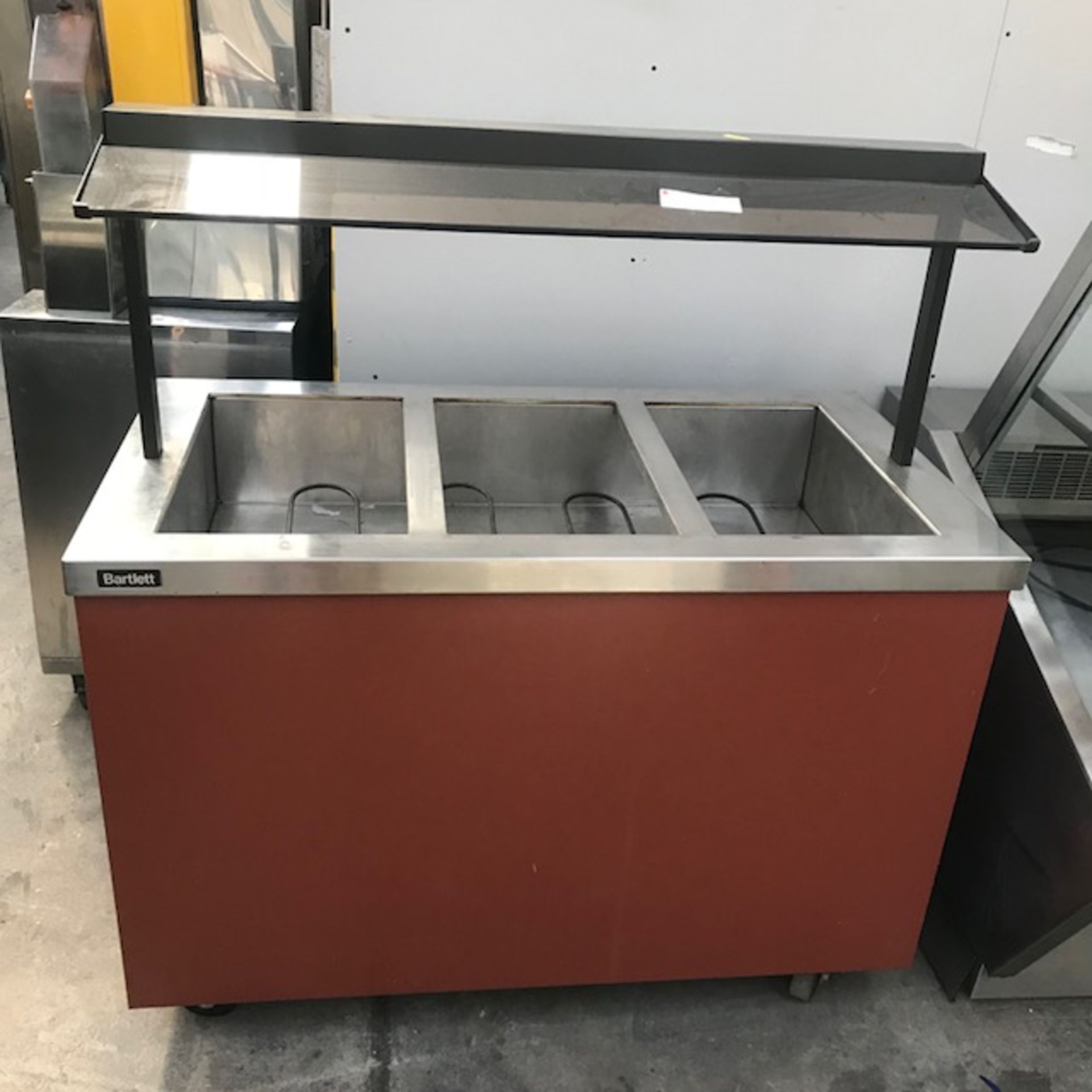 Bartlett 430E123B Hot Cupboard with Bain Marie Dry Heat 3 gastronorm Bain Marie with hot unit and