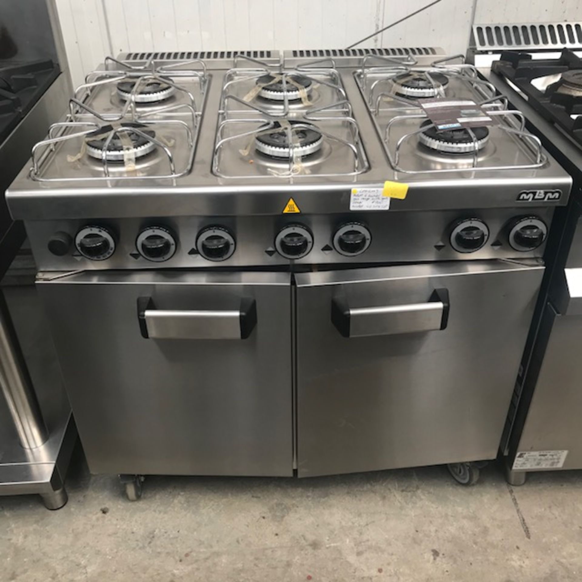 MBM G6SF972P 6 BURNER GAS COOKER WITH OVEN MBM G6SF972P 6 burner brand new The watertight pressed, - Image 2 of 2
