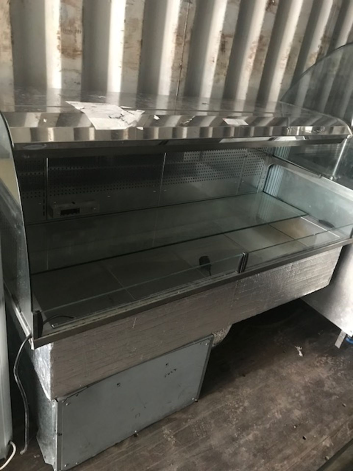 Counter line Refrigerated Grab and go unit Grab and go drop in unit. Shelf stainless steel coated