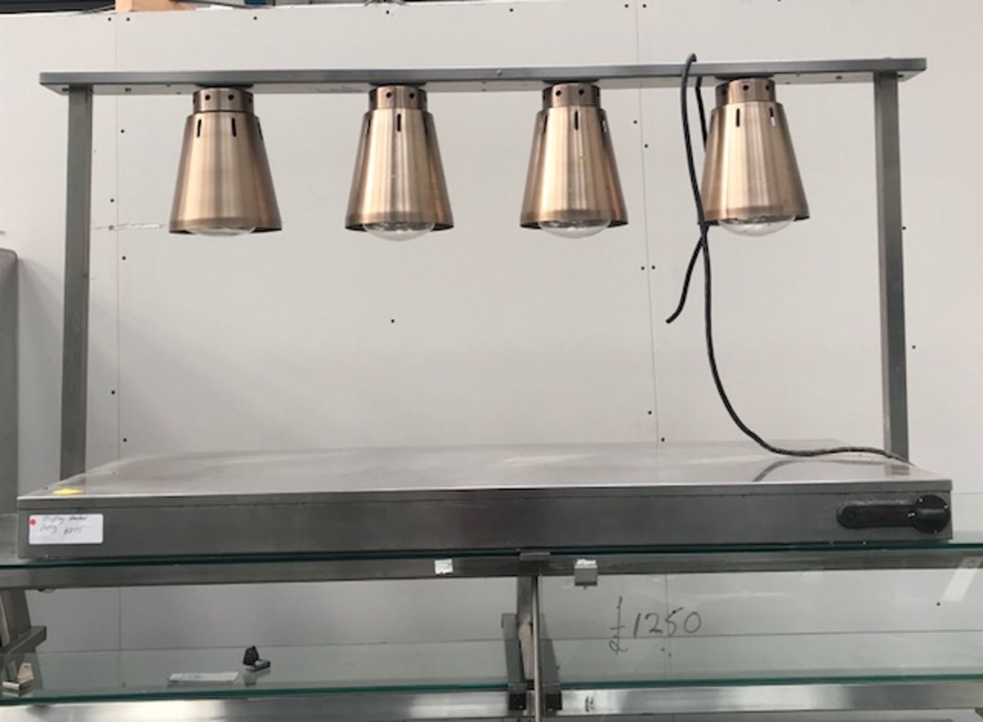 Parry Heated display lights heated display lights Stainless steel coated heated lights perfect to