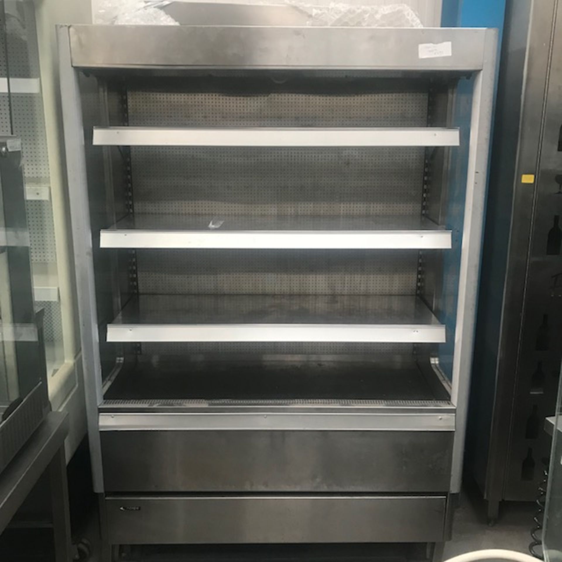 Norpe NORIX-120-M 1200 Wide grab and go unit 1200 Wide multideck with stainless steel exterior