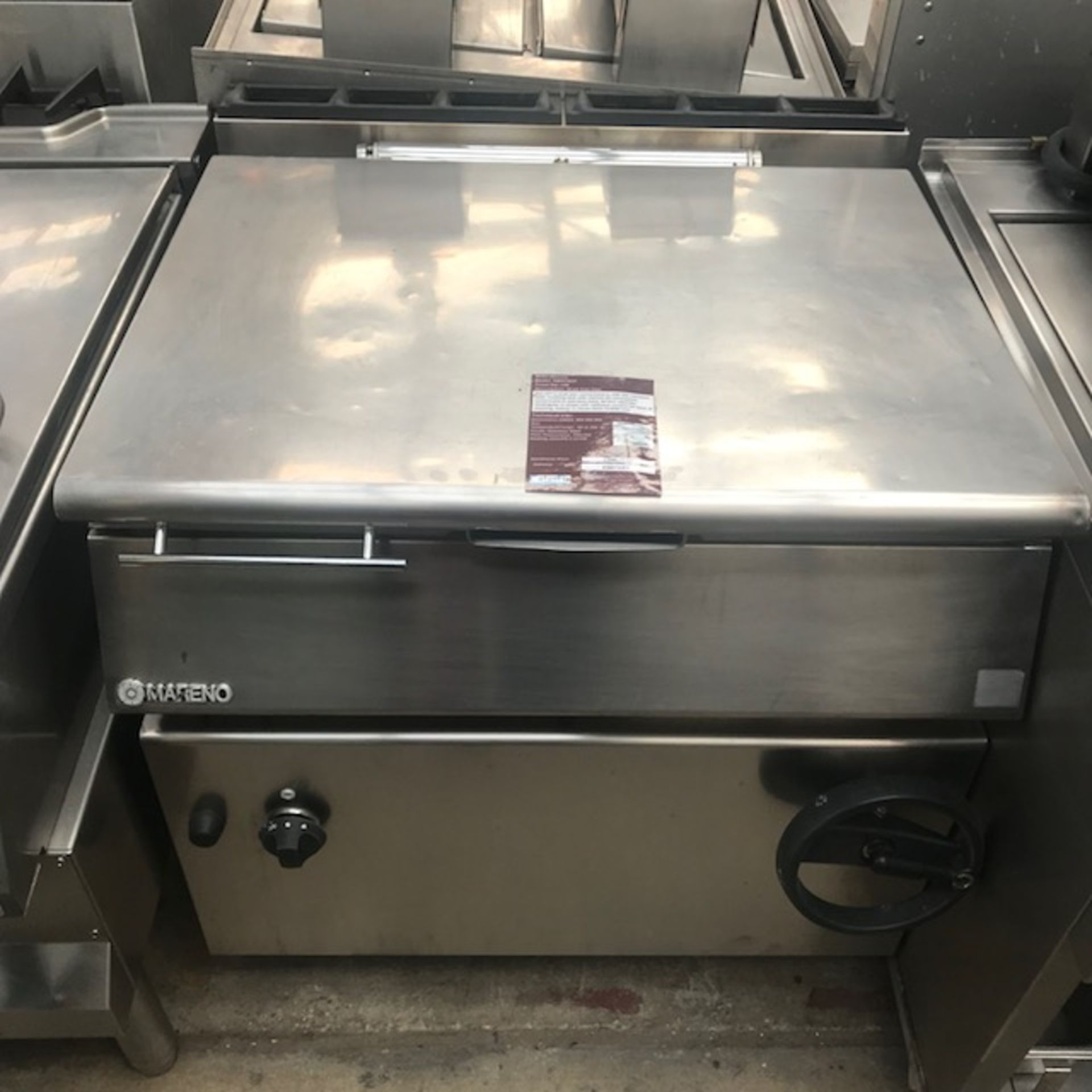 Mareno NBR78GF Gas Bratt Pan Tilting bratt pans are the most practical and advanced solution for