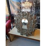 Mirror Keyhole Carved Accent Mirror 76.2 x 50.8 x 78.7 cm MSRP £1037