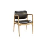 Chair - Cintique Chair Napinha Camel Leather & Weathered Oak The Cintique Chair Has Been Inspired By