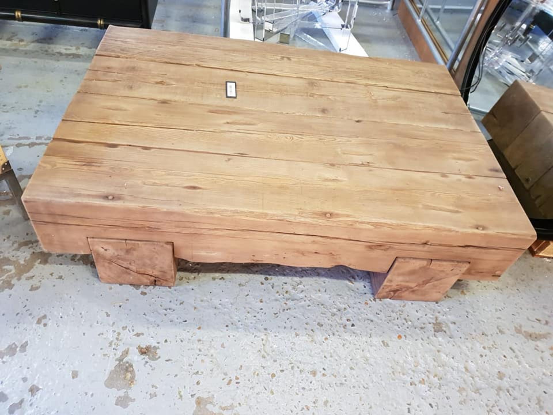 Coffee Table Kitkat Coffee Table Genuine English Reclaimed Timber Sourced From The Woods Of England, - Image 5 of 6