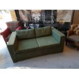 Sofa Canvas Cube Sofa This Sofa Features A Minimal Stripped Down Design Concept And Vintage Olive