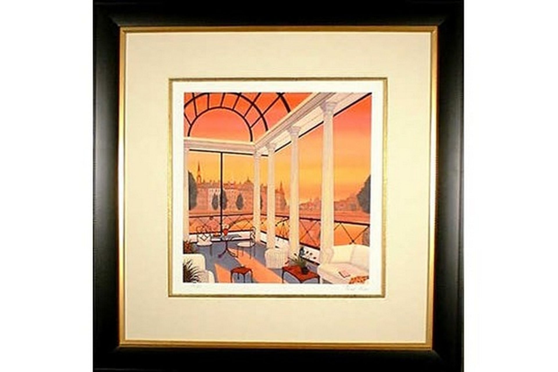 Artwork - Original Artwork Paris Penthouse By Fanch Ledan Signed Limited Edition 118/395  Mounted