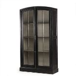 Bookcase - Marius Bookcase / Display Cabinet A Stunning Black Poplar Massif Veneer Finished Two