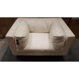 Sofa Dwell Sofa 1 Seater Armchair Galata Linen White And Weathered Oak The Dwell Sofa Offers