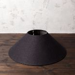 Lighting - Coolie Shade Hemp Charcoal 75 5 x 75 5 x 26cmThe Rounded Shape And Opal Interiors OfThese