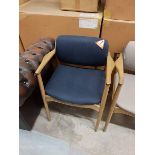 Chair - Cintique Chair Wild Linen Navy & Weathered Oak The Cintique Chair Has Been Inspired By