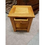 Side Table - Wentworth Oak Side Table Crafted Using Hand Selected Solid Oak Wood And Hand Distressed