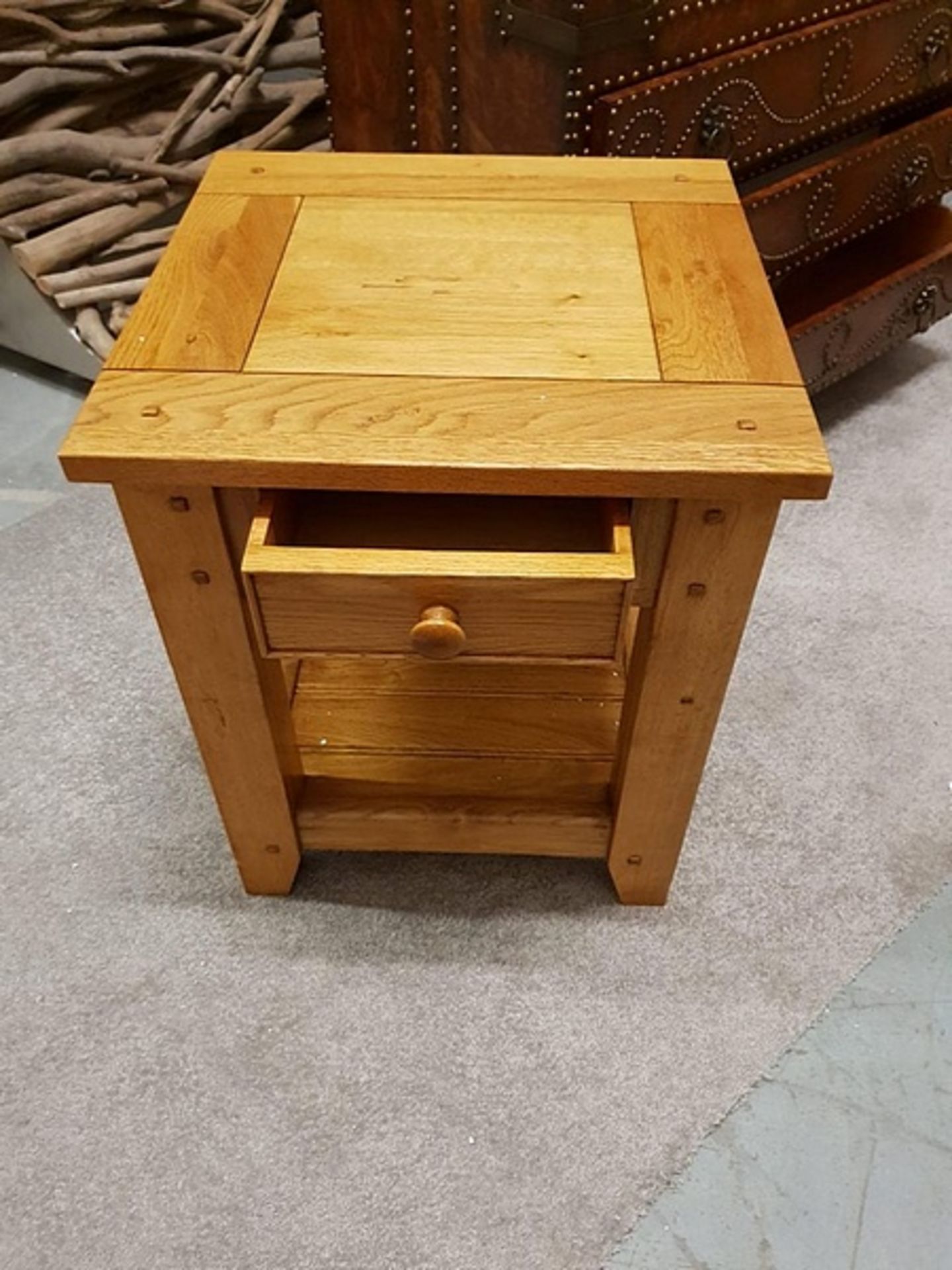 Table Wentworth Oak Side Table Crafted Using Hand Selected Solid Oak Wood And Hand Distressed During