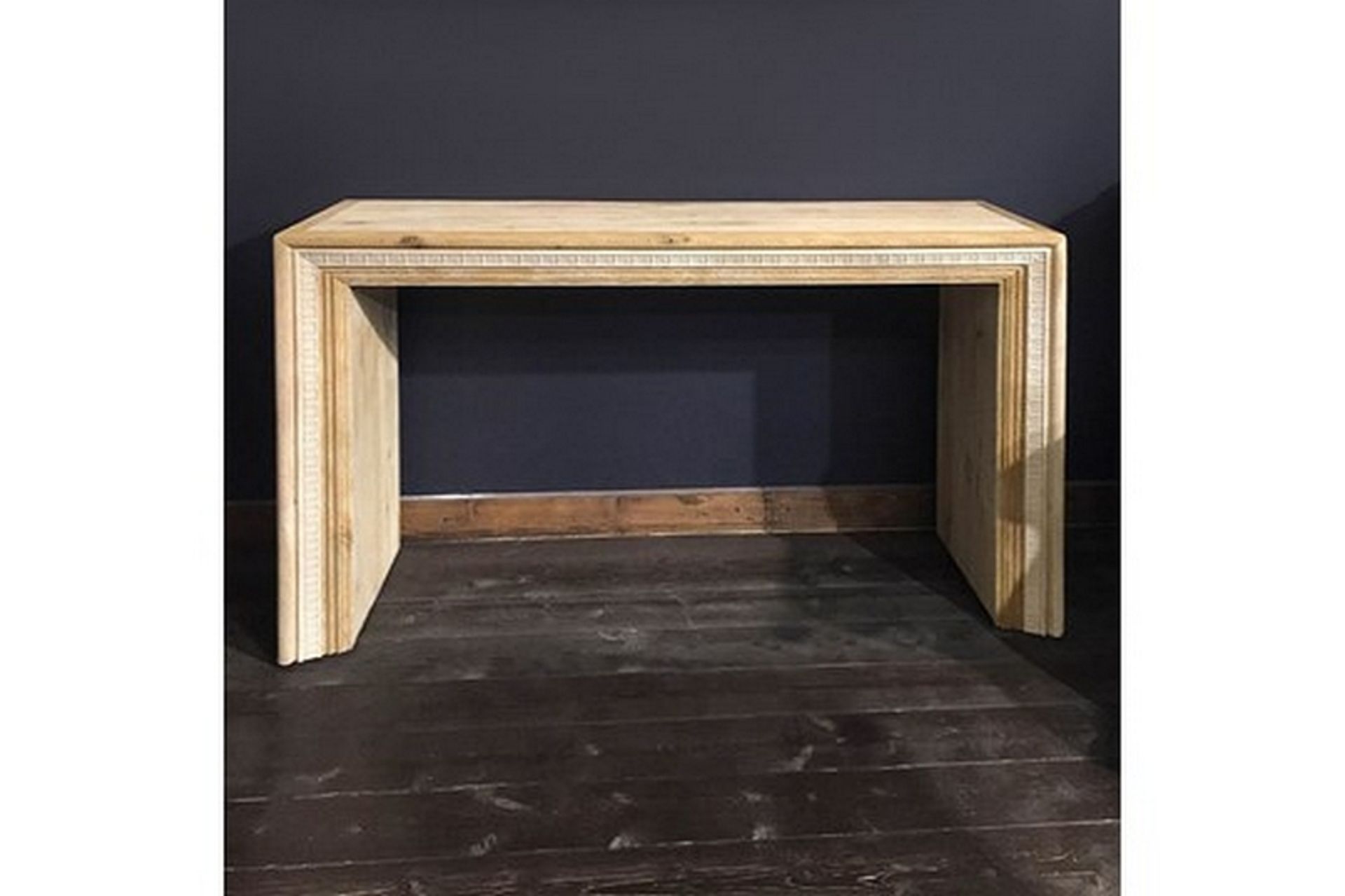 Console Table Portrait Console Table Made From Solid 100% Oak That Has Been Bleached To Achieve A