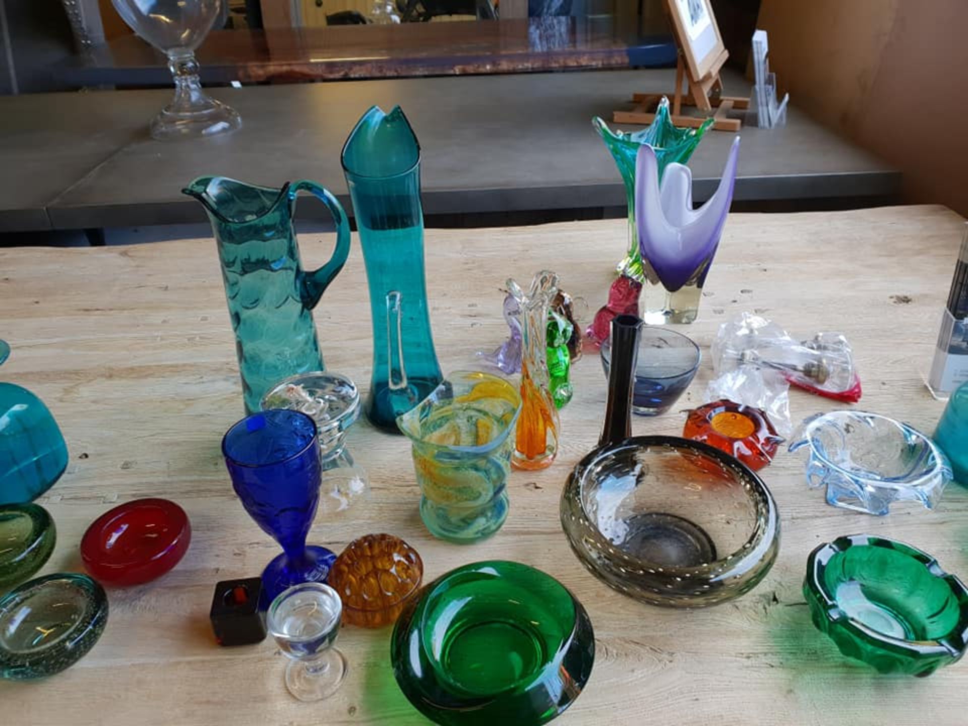 A  Selection of Various Coloured Art Glass As Lotted Principally Mdina ,Whitefriars And  Krosno – In - Image 2 of 3