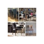 Mimi Dining Chair Vintage Moleskin Fog & Black Frame The Mimi Dining Chair Is One Of The Most