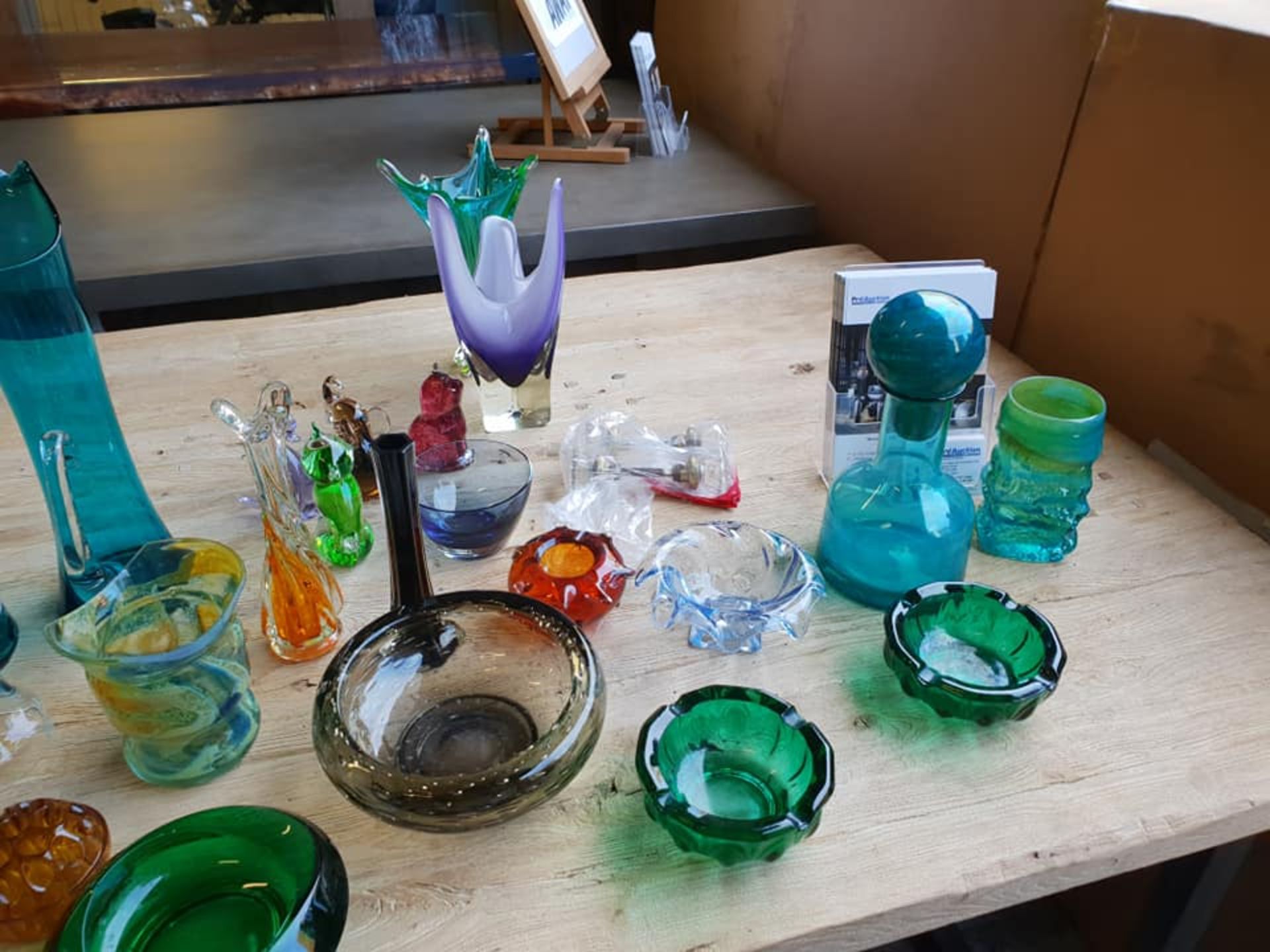 A  Selection of Various Coloured Art Glass As Lotted Principally Mdina ,Whitefriars And  Krosno – In - Image 3 of 3