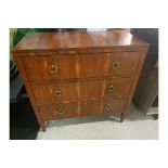 Chests - French Country Chest A Classic 3-Drawer Chest With Tapering Legs Finished In A Beautiful