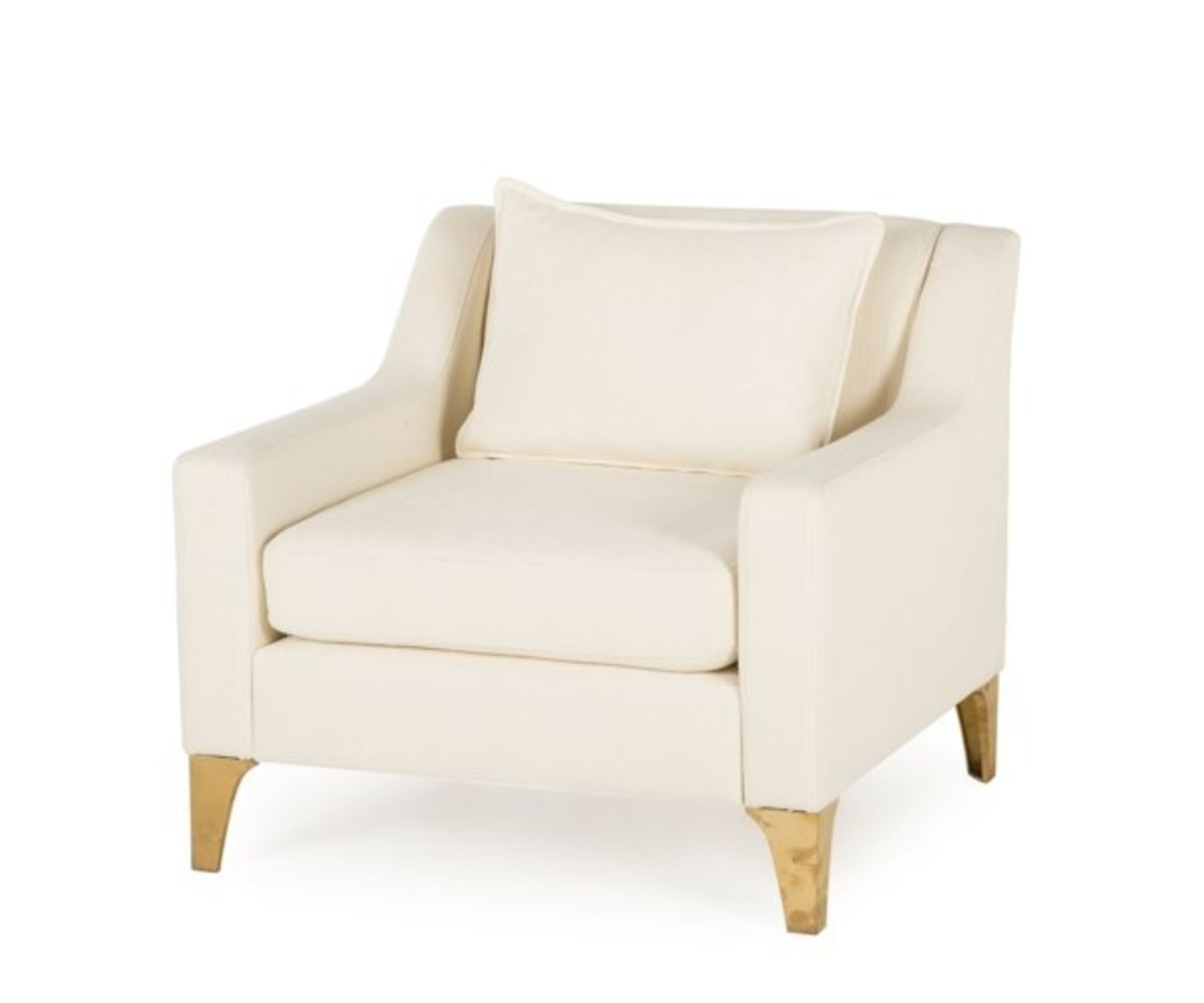 Lowrider Chair - Neva Ivory Style Meets Comfort In This Piece: A Classic Armchair Silhouette With