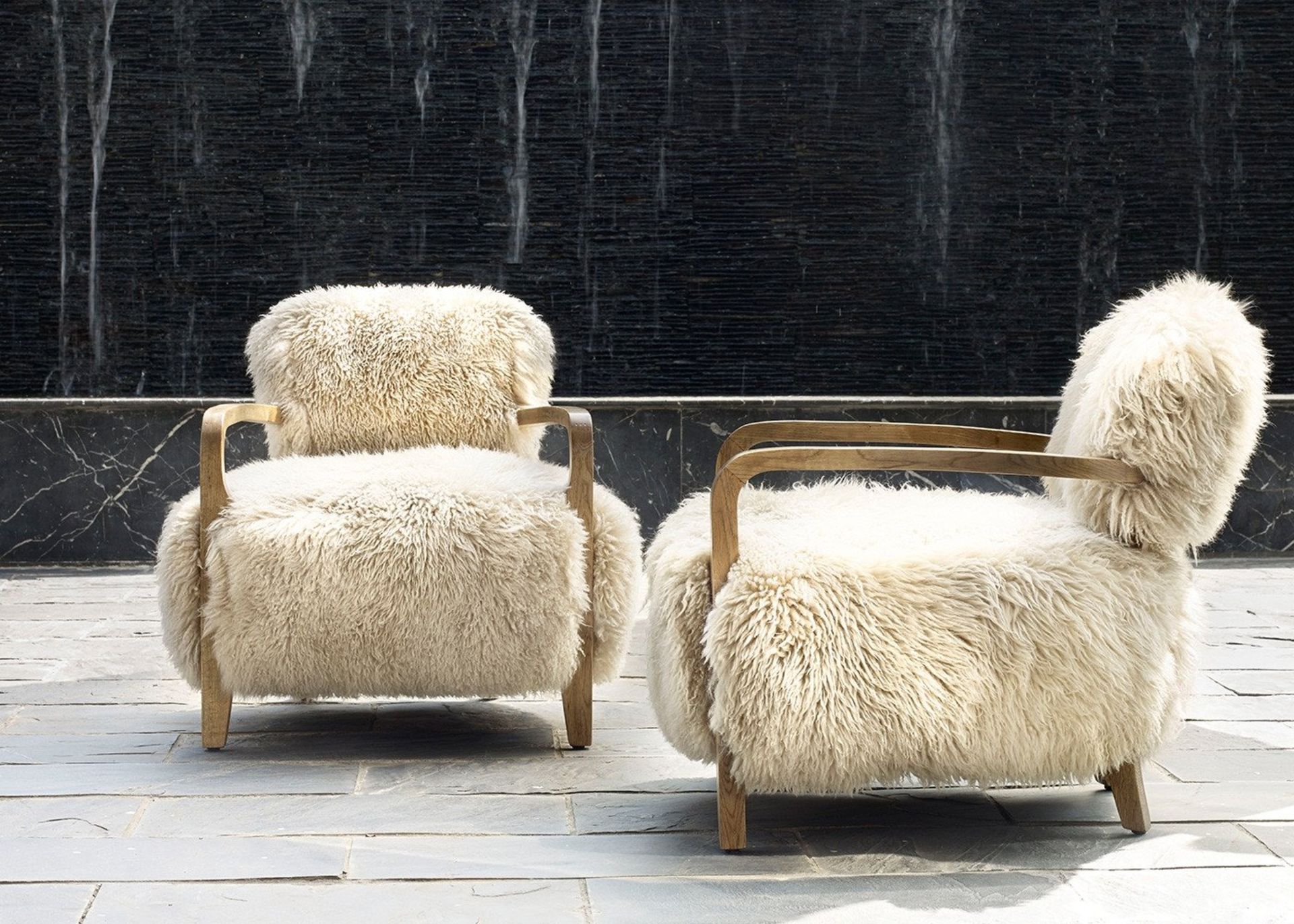 Wild Yeti Sheepskin Easy Chair Step Out Of Your Comfort Zone And Into The Wild Chair. Sheepskin From