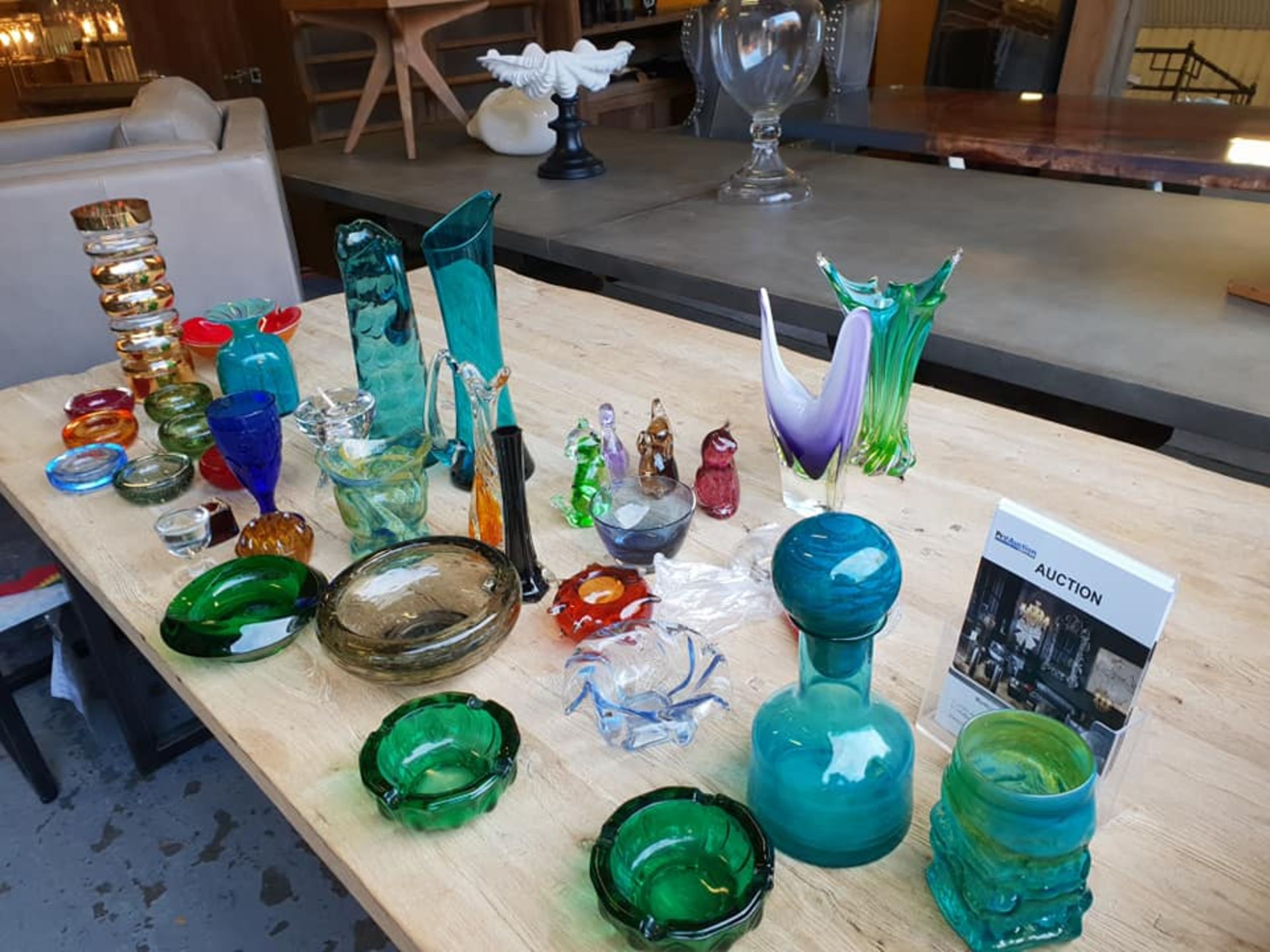 A  Selection of Various Coloured Art Glass As Lotted Principally Mdina ,Whitefriars And  Krosno – In