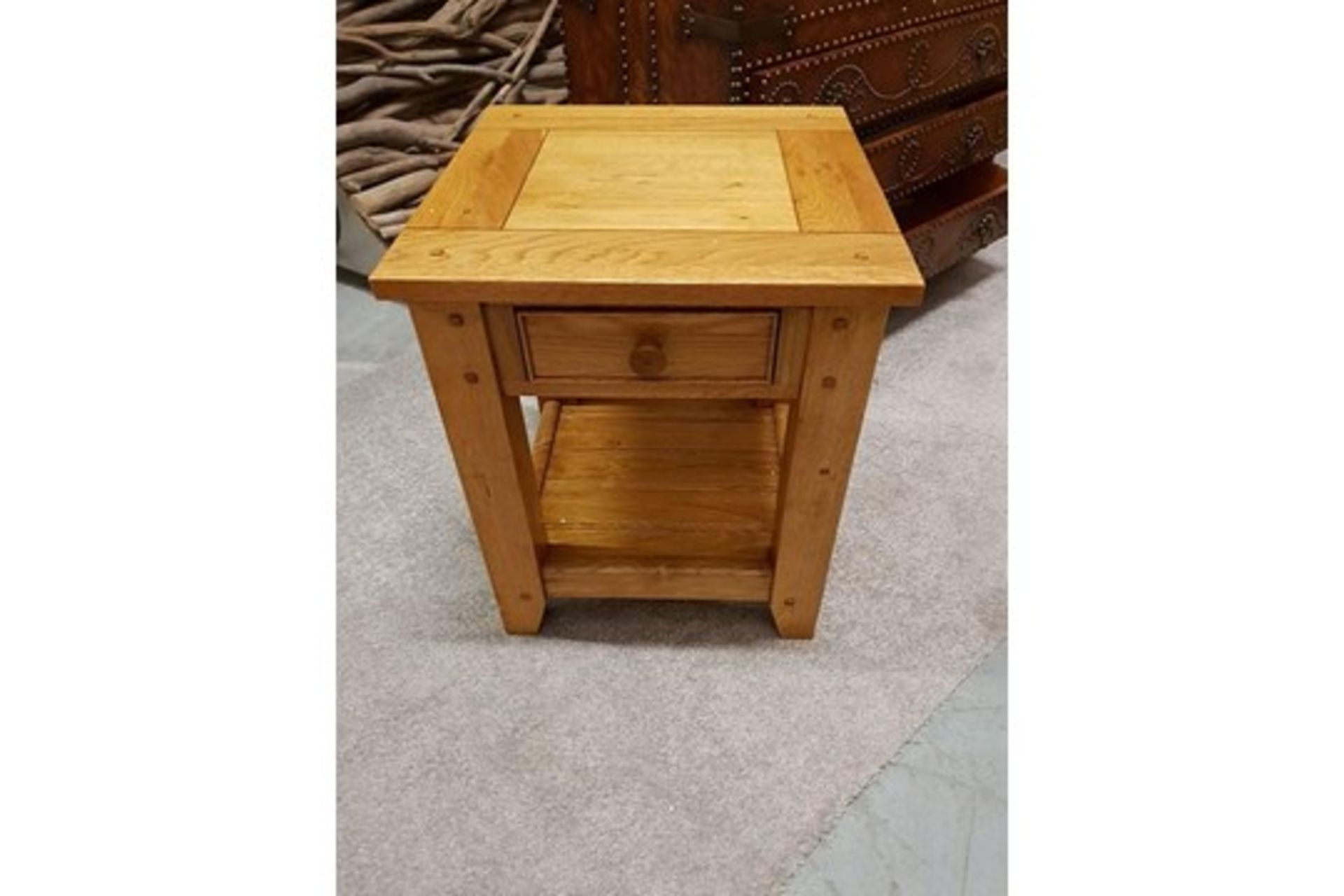 Table Wentworth Side Table Crafted Using Hand Selected Solid Oak Wood And Hand Distressed During