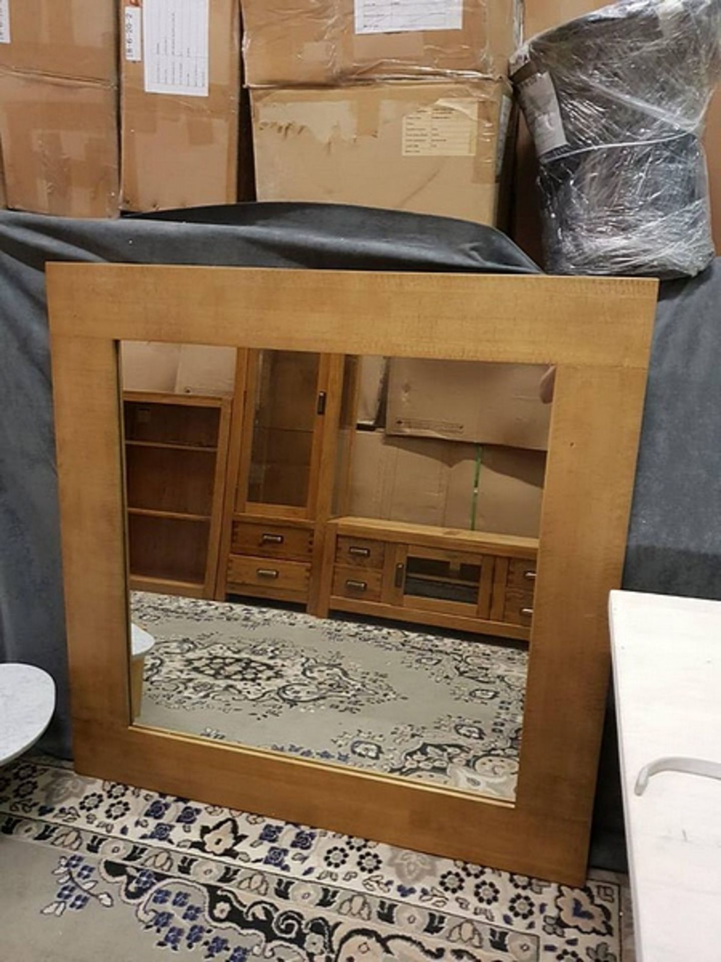 Marbello Square Mirror RusticWoodThis Lovely Mirror Is Framed By Hand In Substantial And Beautiful