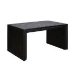 Desks- Portrait Desk-Sandshore Black 150x90x78cm RRP £2190