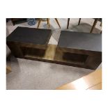 Coffee Table - Andrew Martin Hudson Coffee Table A Stunning Contemporary Piece Ebonised And Textured