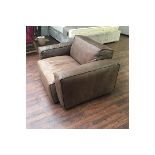 Buddy Medium Sofa – 1 Seater Sioux Tobacco Leather The Buddy Sofa Projects A Strong Presence