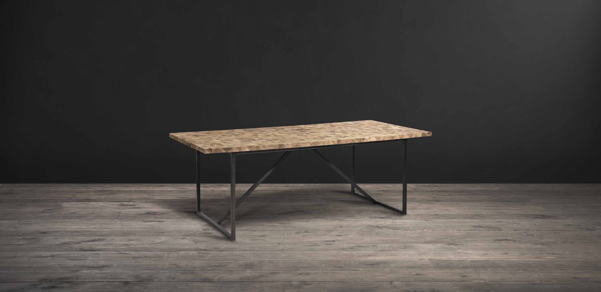Vestige Classic Dining Table “A modern take on old timber” A classic vintage material is given a