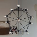 Celestial Large Pendant 70cm Matt Black (UK) 70 x 70 x 58cm RRP £785