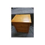 Table - Wentworth 2 Draw Filing Unit-Crafted Using Hand Selected Solid Oak Wood And Hand