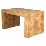 Desks- Dancefloor Parquet Oak Desk Created With Reclaimed Edwardian Parquetry Timber The Original