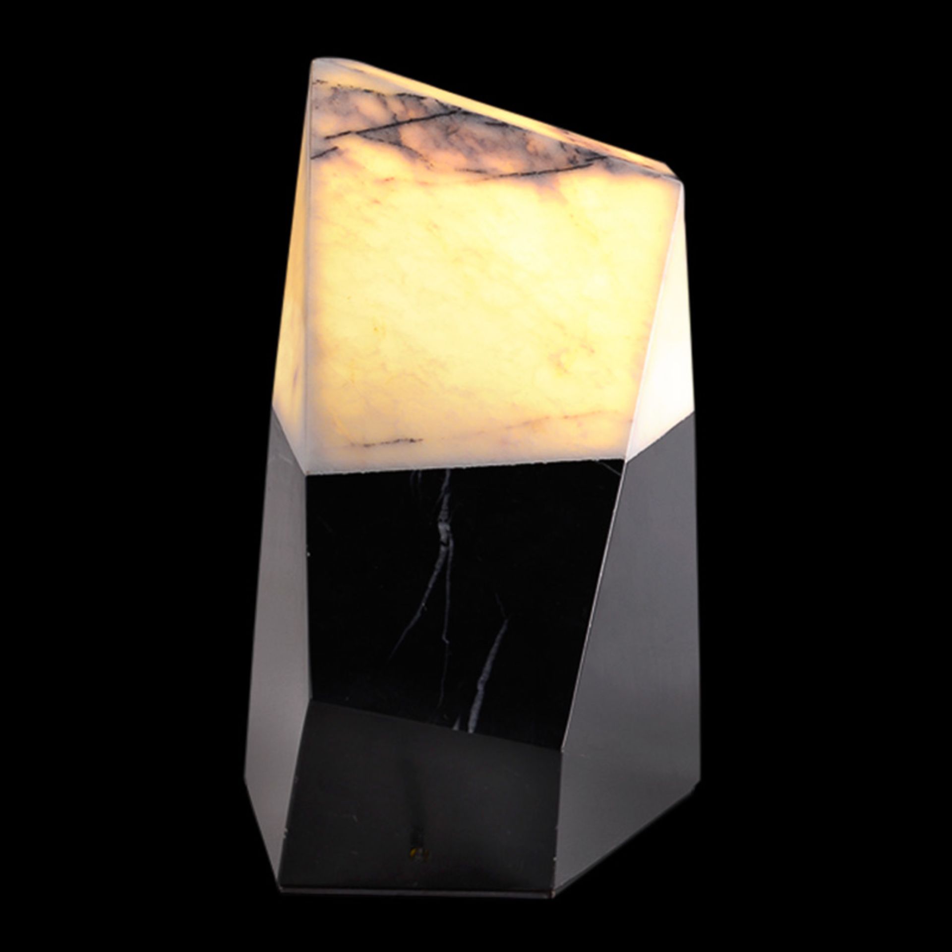 Meta Table Lamp Moonstone In A Meeting Of Light And Dark, The Meta Table Lamp Is Handcrafted From - Image 2 of 2