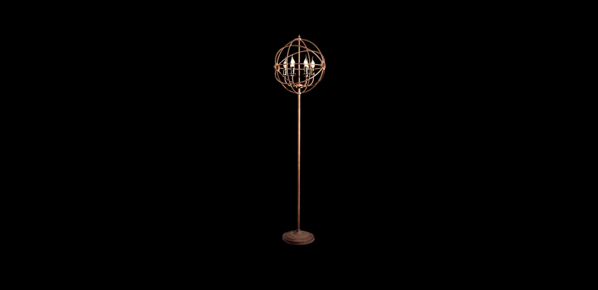 Gyro Floor Lamp ( UK) Antique Rust The Gyro Lighting Collection Is Inspired By Nineteenth Century
