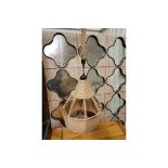 Lighting - Creative Hemp Rope Pendant Hive 125 x 33cm Diameter